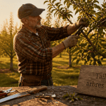 tailler les arbres fruitiers au verger