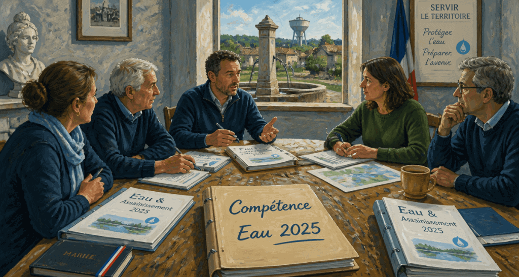 transfert compétence eau et assainissement élus mairie