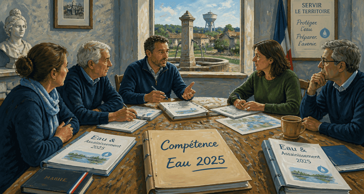 transfert compétence eau et assainissement élus mairie