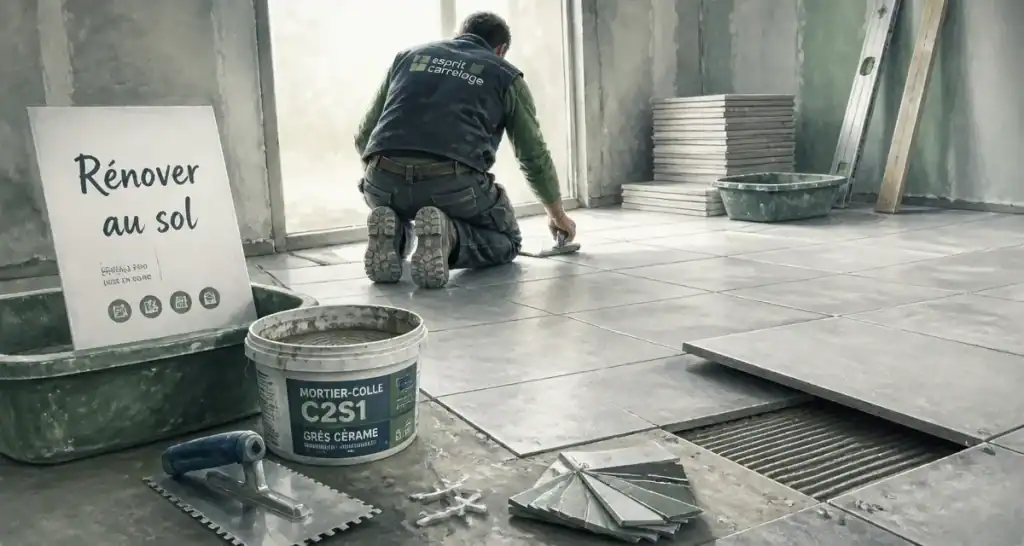 Artisan pose du carrelage pour dalais-carreleur reussir sa renovation