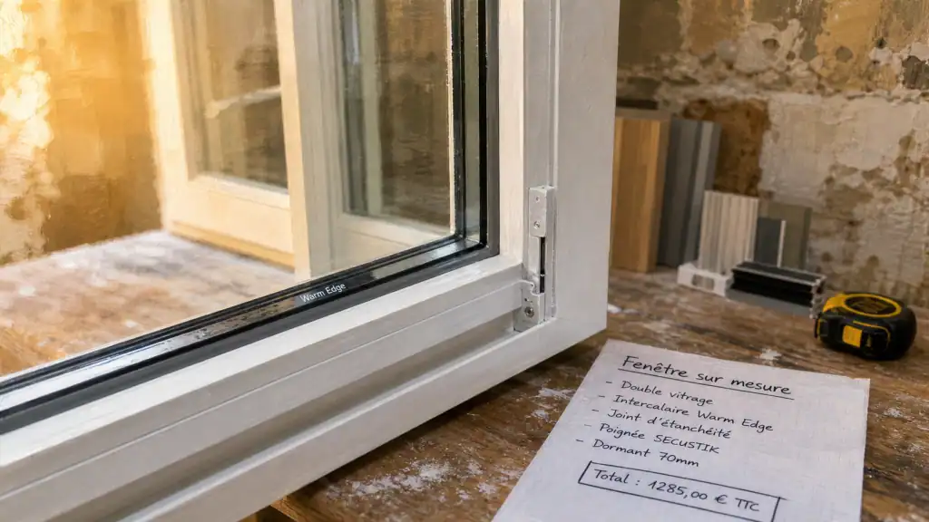 Fenetre double vitrage sur mesure pour réduire les factures