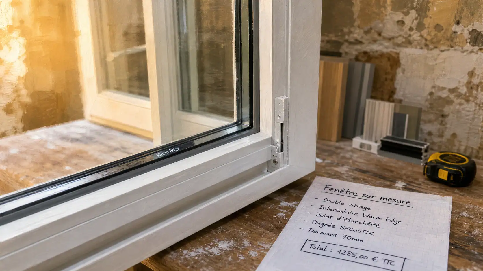 Fenetre double vitrage sur mesure pour réduire les factures