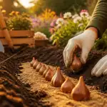 quand planter bulbes mains jardin