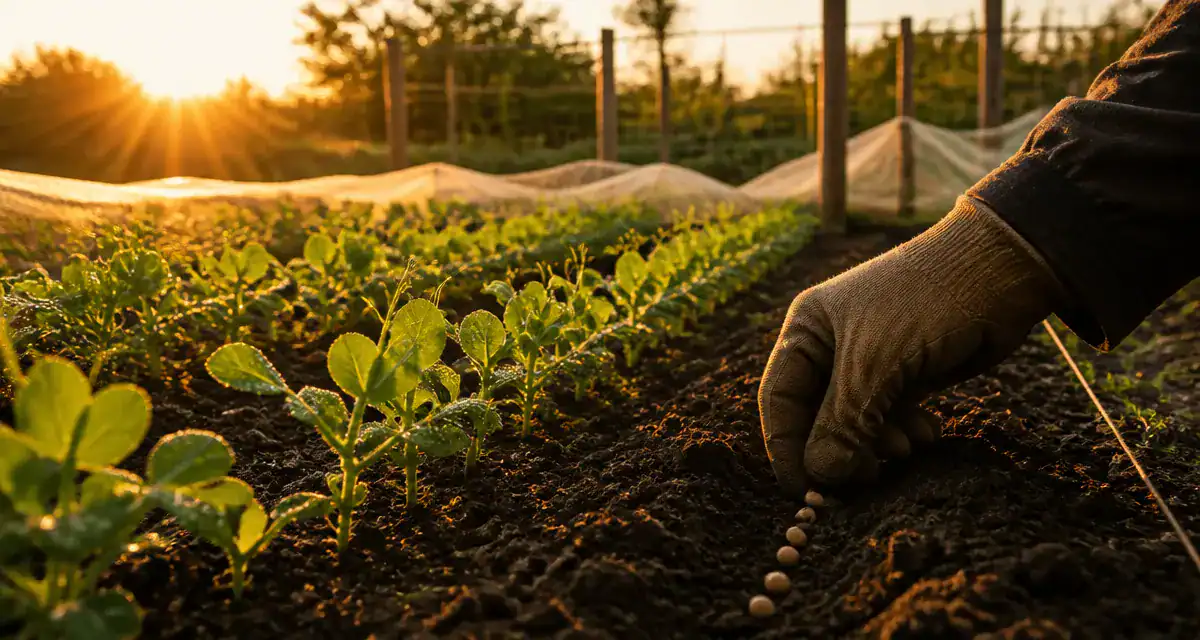 quand semer les petit pois avec la lune au potager