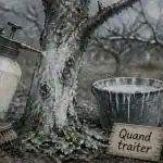 Quand traiter les arbres fruitiers : pulvérisation hiver sur pommier nu