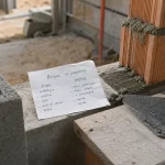 Brique ou parpaing sur chantier : murs en brique et parpaing