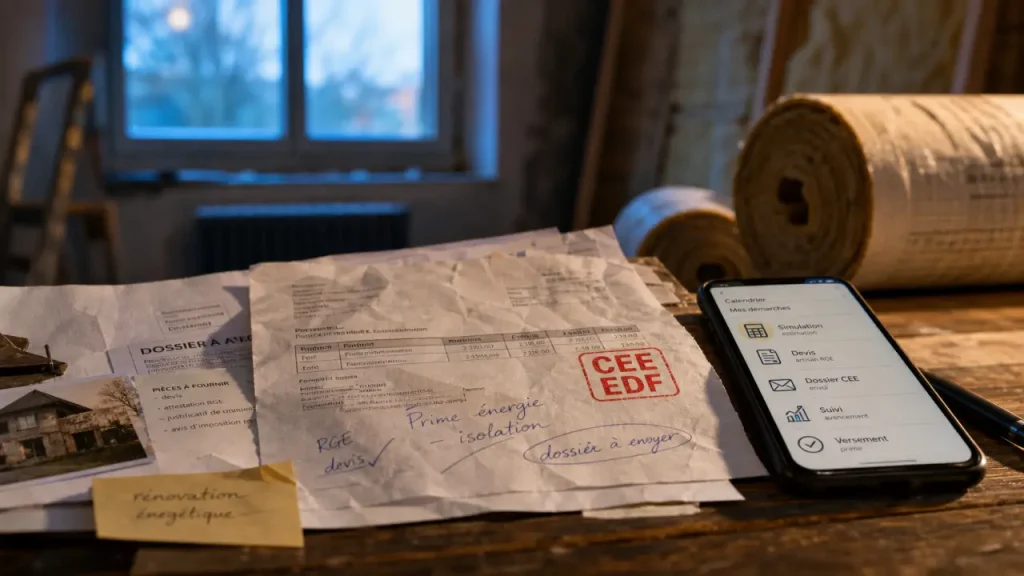 EDF CEE : 4 étapes pour demander la prime énergie et vérifier vos travaux éligibles