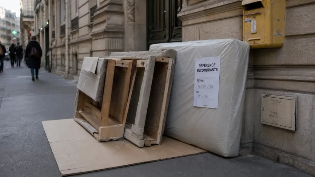 Encombrants à Paris : gratuit, mais 3 m³, rendez-vous et amende en cas d’erreur
