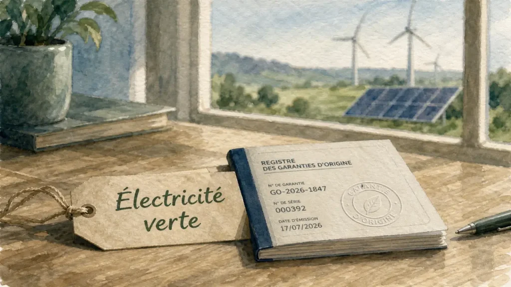 Énergie verte : ce que disent les garanties d’origine, et ce qu’elles ne prouvent pas