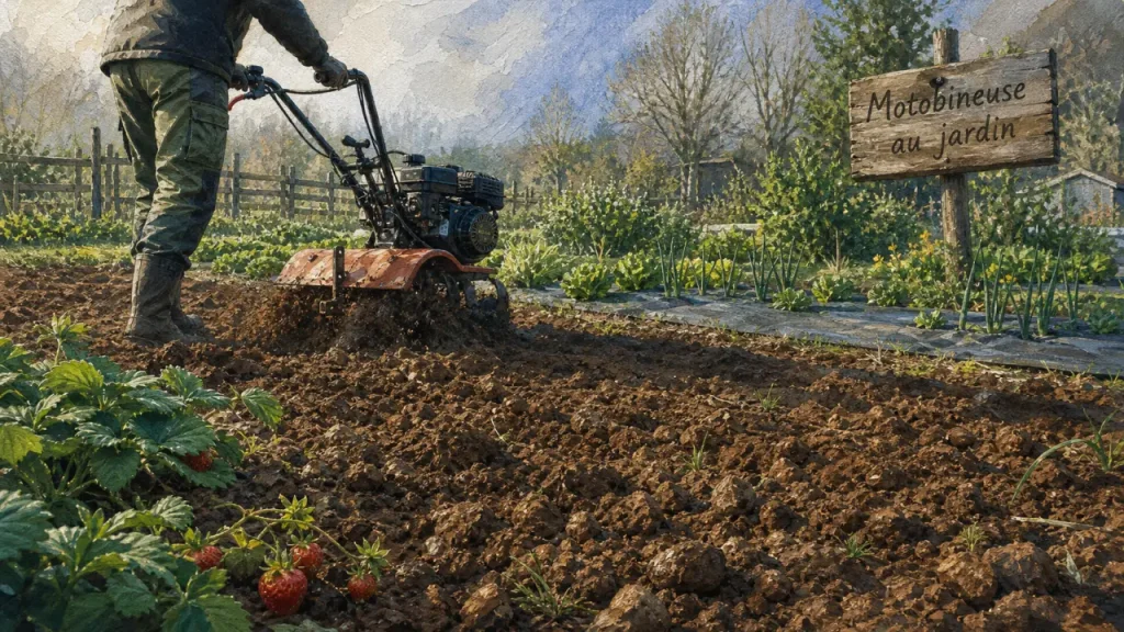 Motobineuse ou motoculteur : la bonne machine selon la profondeur, la surface et le sol