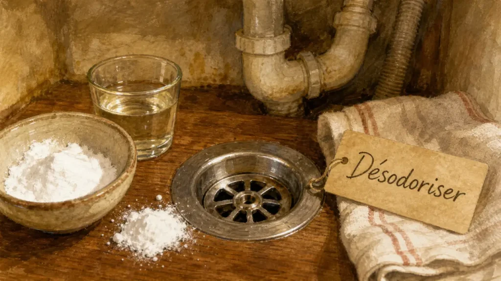 Canalisation qui sent mauvais : vinaigre, siphon sec et signes à ne pas ignorer