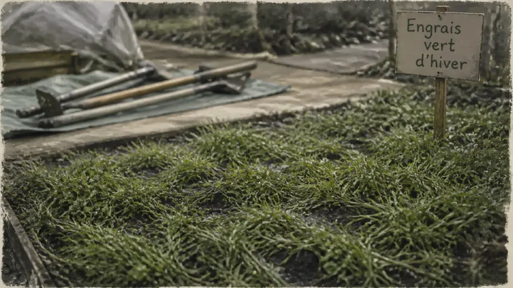 Engrais vert hiver : semer à temps, choisir le bon mélange et éviter la montée en graines