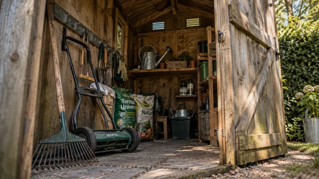 Cabane à outils de jardin : l’ancrage qui peut compromettre tout le rangement extérieur