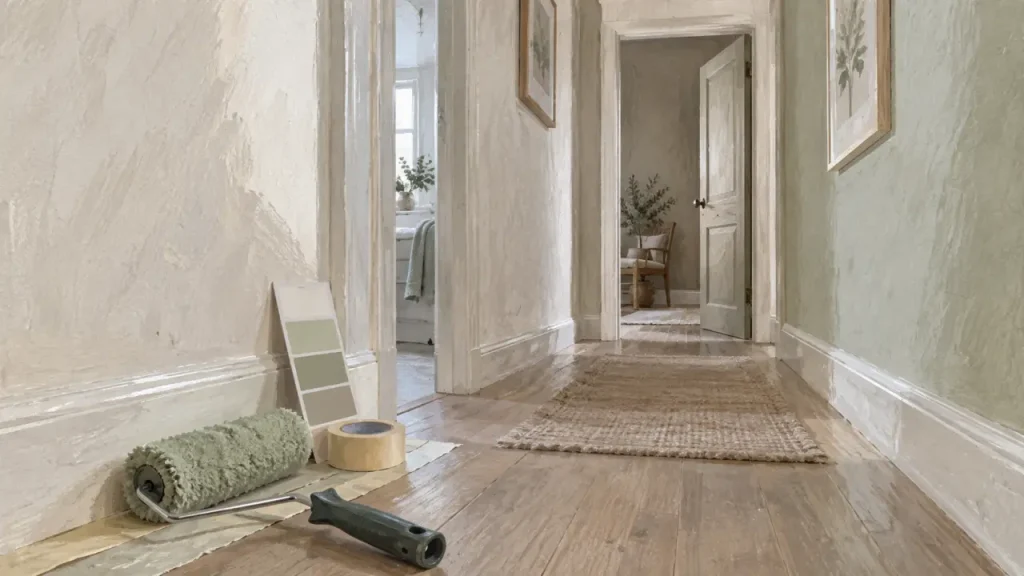 Couleur peinture pour couloir : 5 règles pour agrandir, éclaircir et structurer votre espace