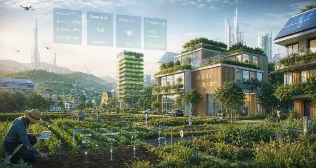Habitat et agriculture durables : comment les technologies du temps réel et de la modélisation façonnent un avenir plus vert