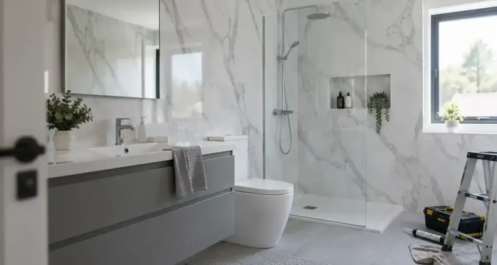 Panneau PVC marbre : une alternative moderne au carrelage mural