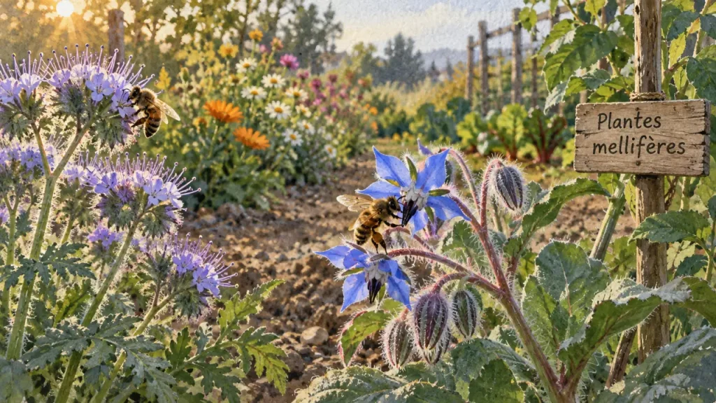 Plantes mellifères : les choisir pour nourrir les abeilles toute la saison
