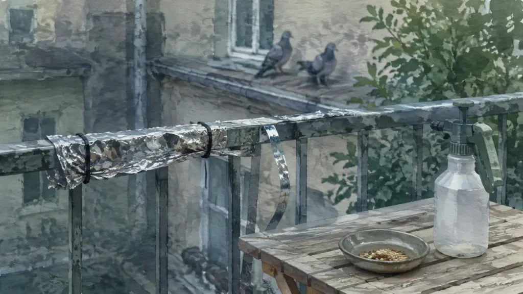 Vinaigre, épices ou filets anti-pigeons : ce qui marche 48 à 72 h et ce qui dure vraiment