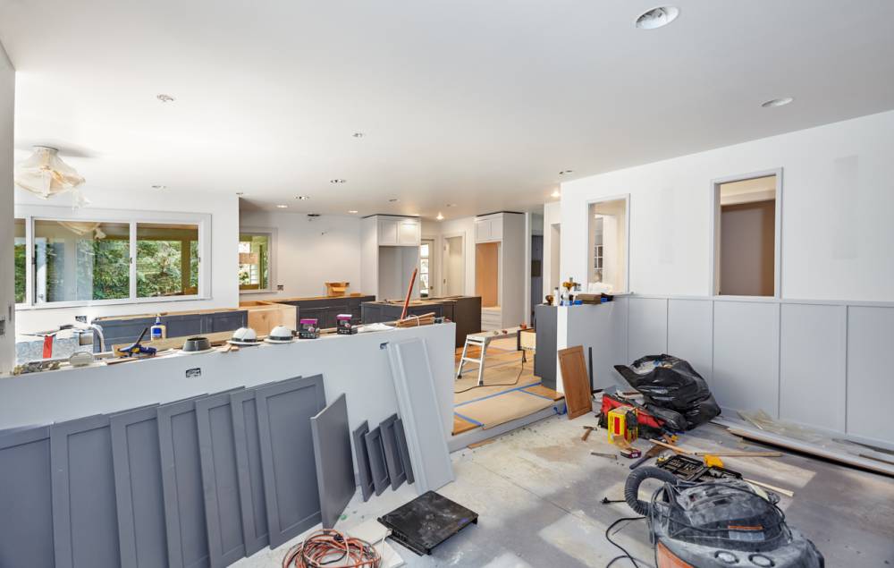 rénovation cuisine pièce de vie