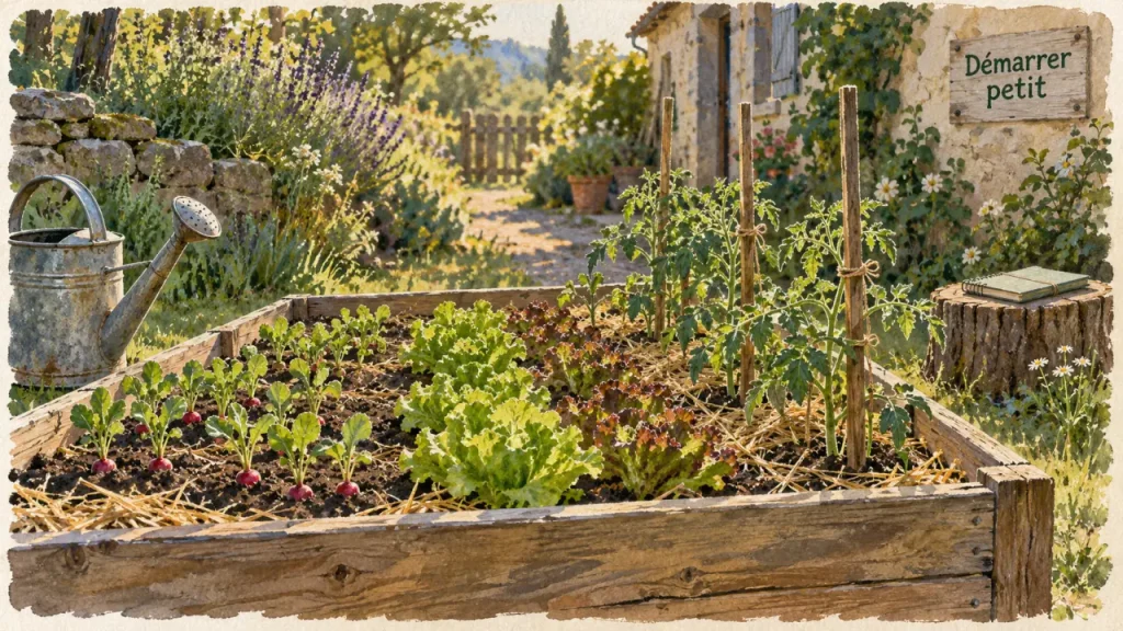 Un premier potager réussi commence par 6 heures de soleil et 30 cm de terre meuble
